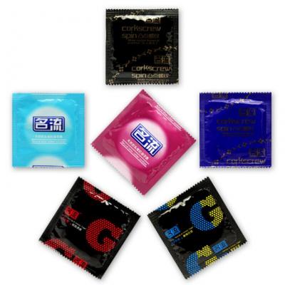 名流冰火6合1组合24只装冰火超薄G点颗粒凸点螺纹避孕套