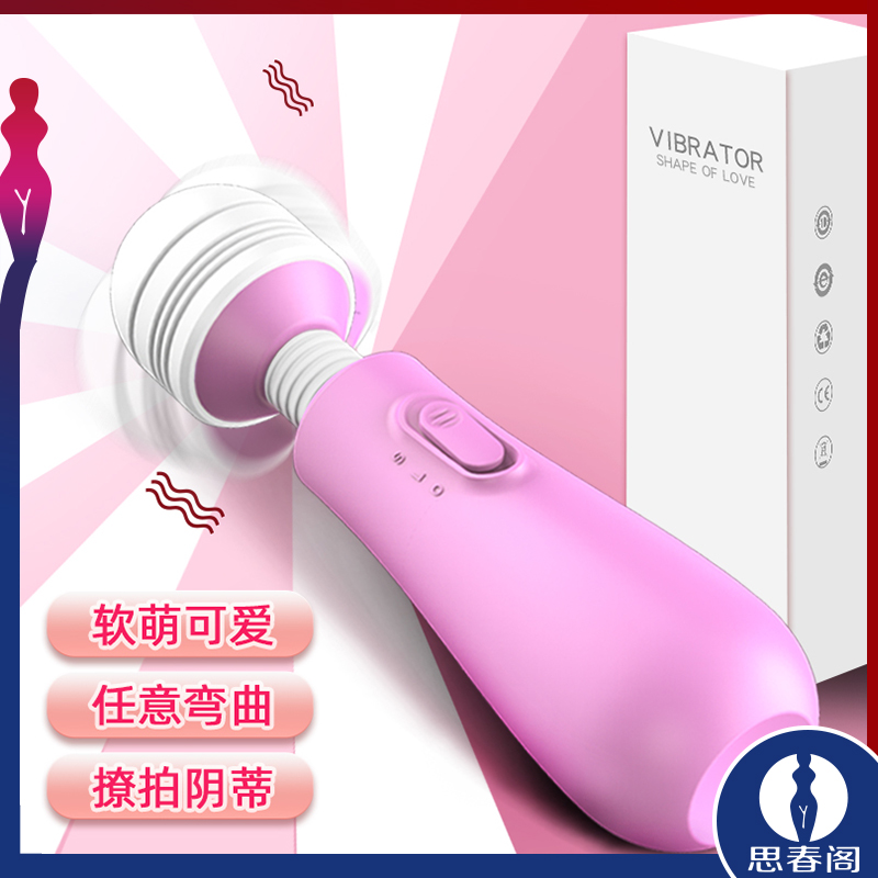 来乐不倒翁 AV棒 女用变频电动震动棒 按摩自慰器 浅紫